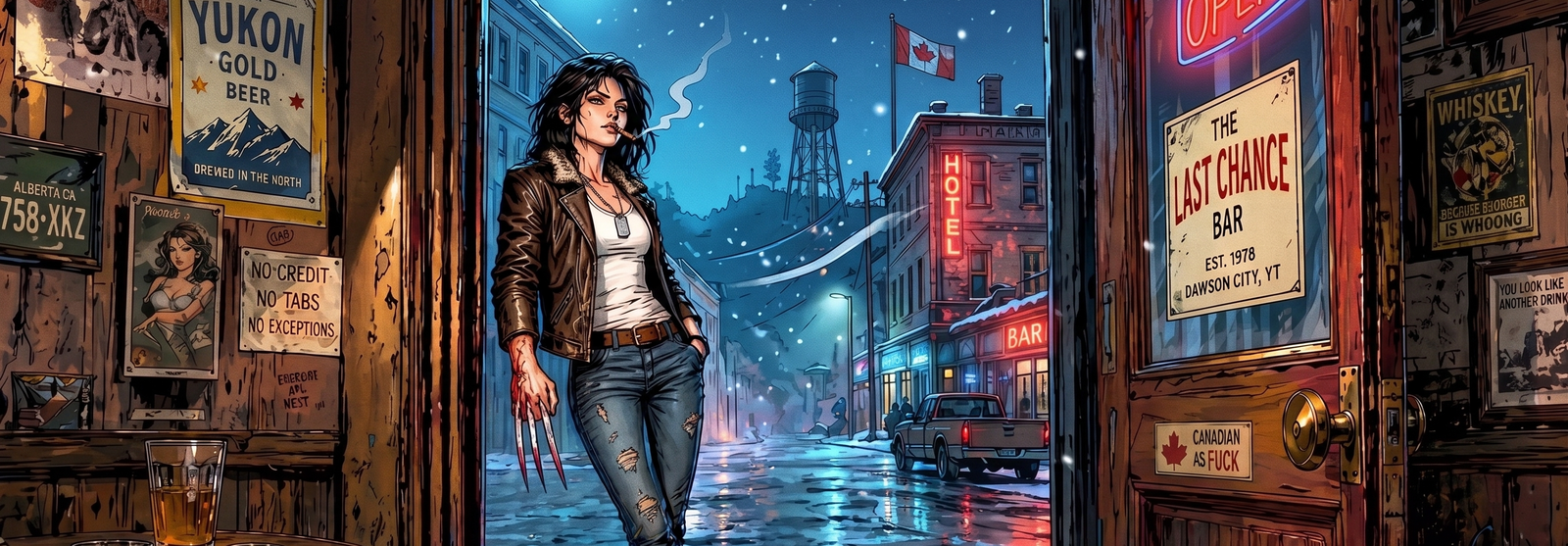 Cover art for Logan: The Wolverine, an innerself scenario on AI Dungeon