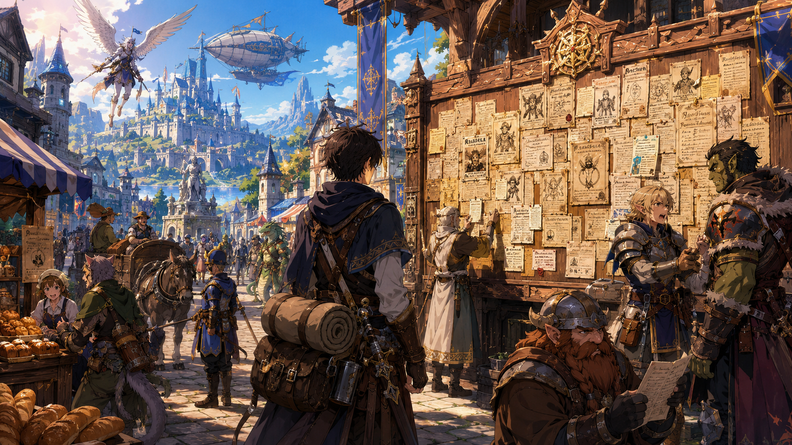 Cover art for Veyrathis: Roads Without End, an open world scenario on AI Dungeon