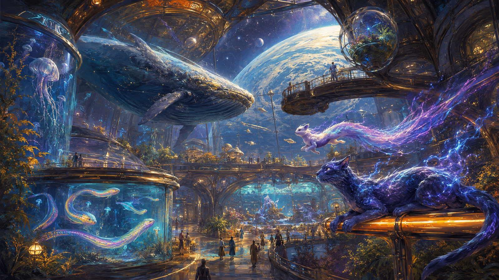 Cover art for Starfall Menagerie, a zoo world on Voyage