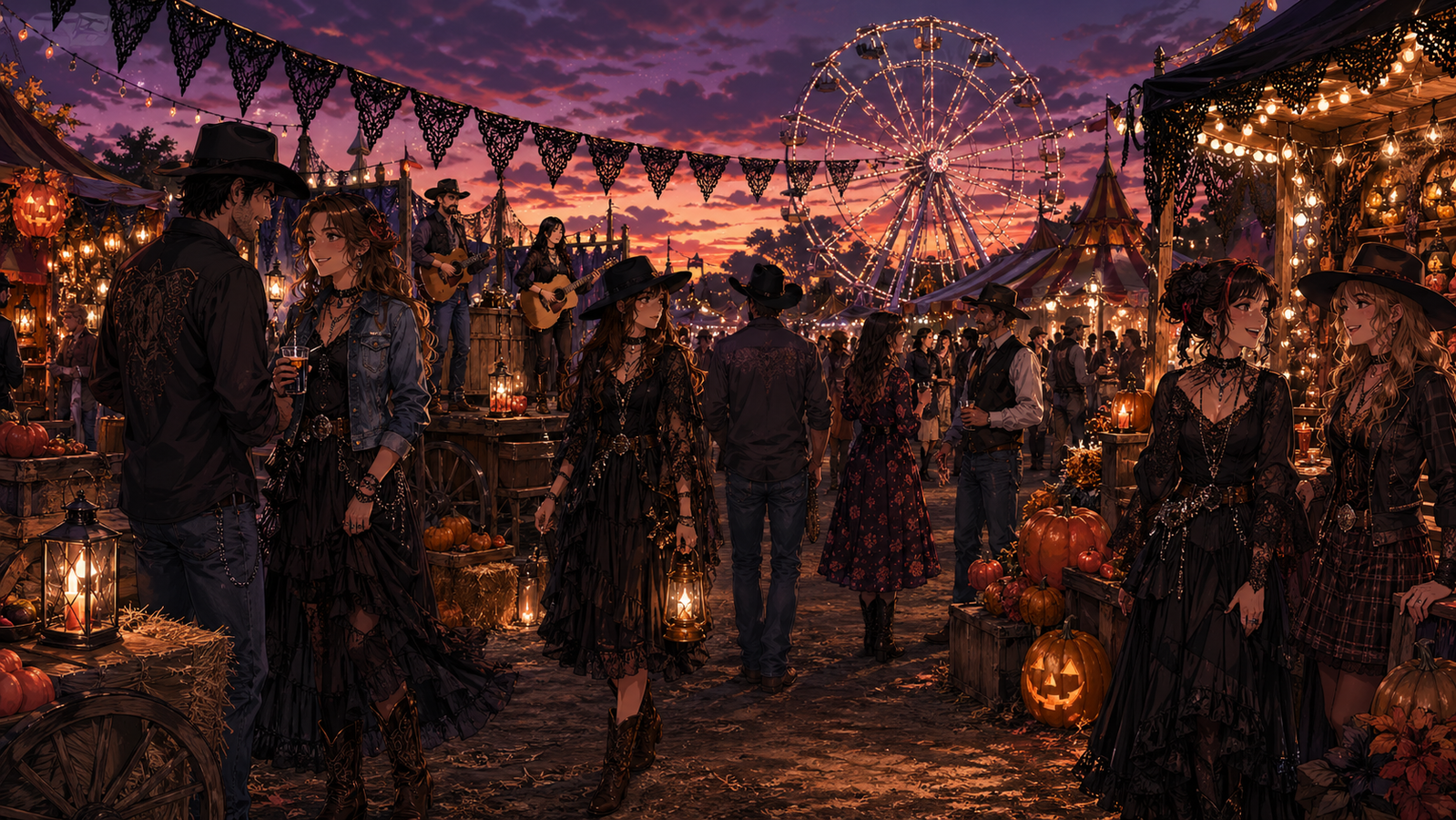 Cover art for Gothic Country Fair, a gothic scenario on AI Dungeon
