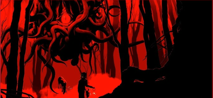 Cover art for Sarcso: Eldritch Horror, a horror scenario on AI Dungeon