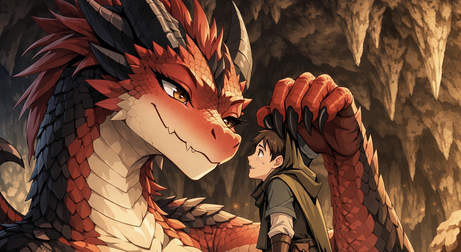 Cover art for The Dragonβs Prize π, a dragons scenario on AI Dungeon