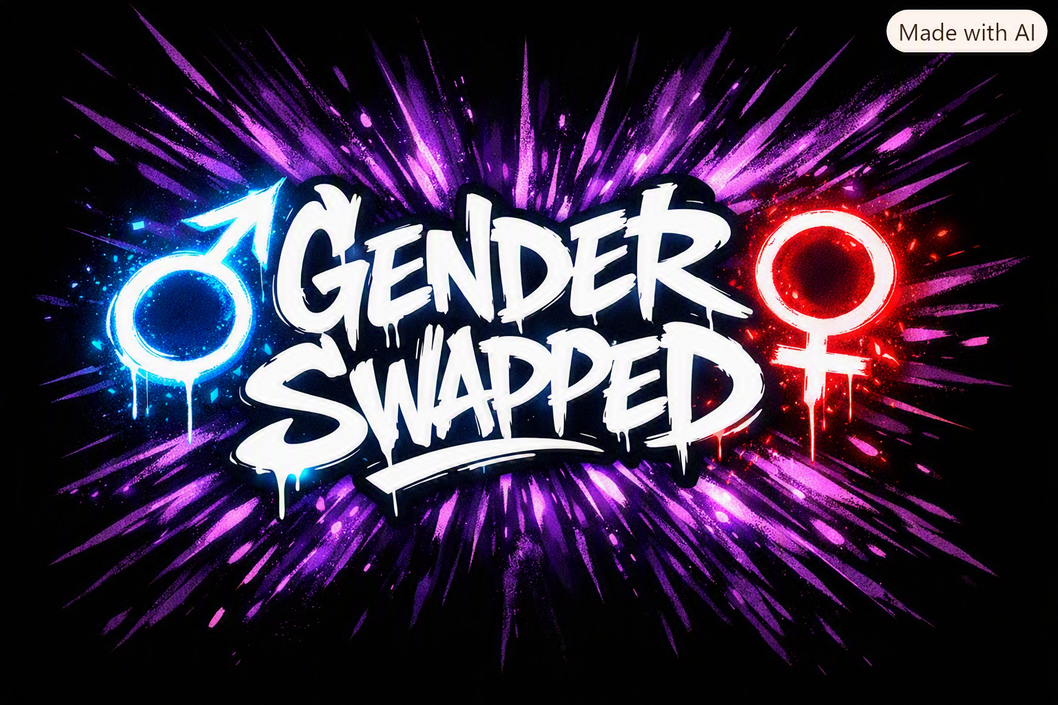 Cover art for Gender Swapped, a gender swap scenario on AI Dungeon