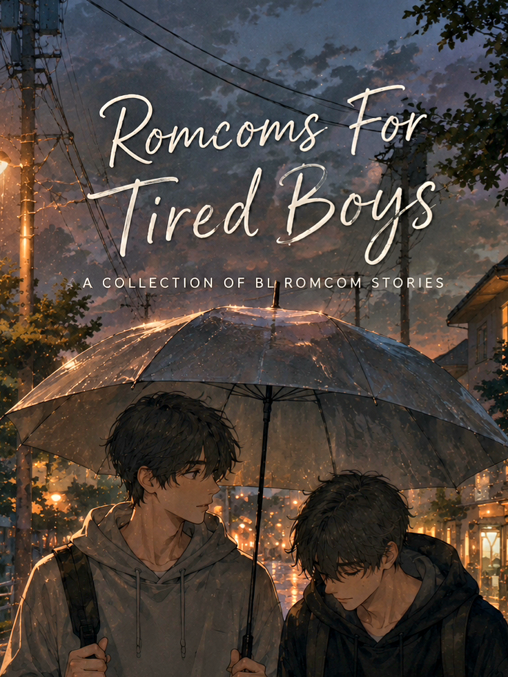 Cover art for BL - Romcoms For Tired Boys, a boys love scenario on AI Dungeon