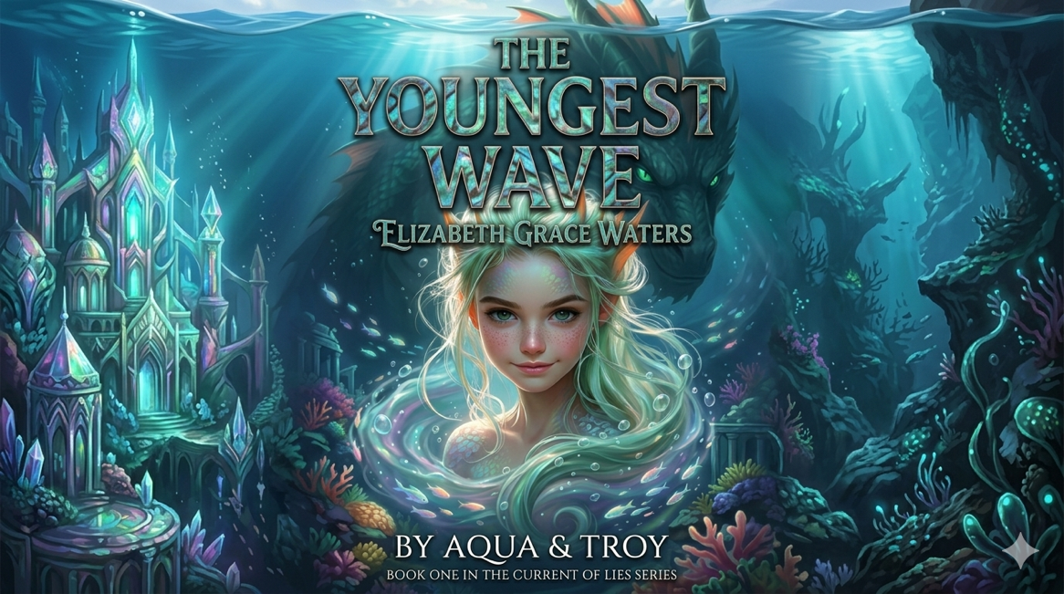 Cover art for The Youngest Wave, a water dragons scenario on AI Dungeon