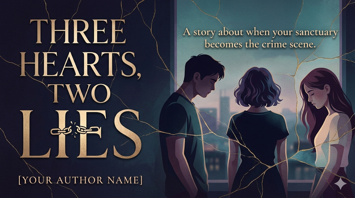Cover art for Three Hearts, Two Lies, a drama scenario on AI Dungeon