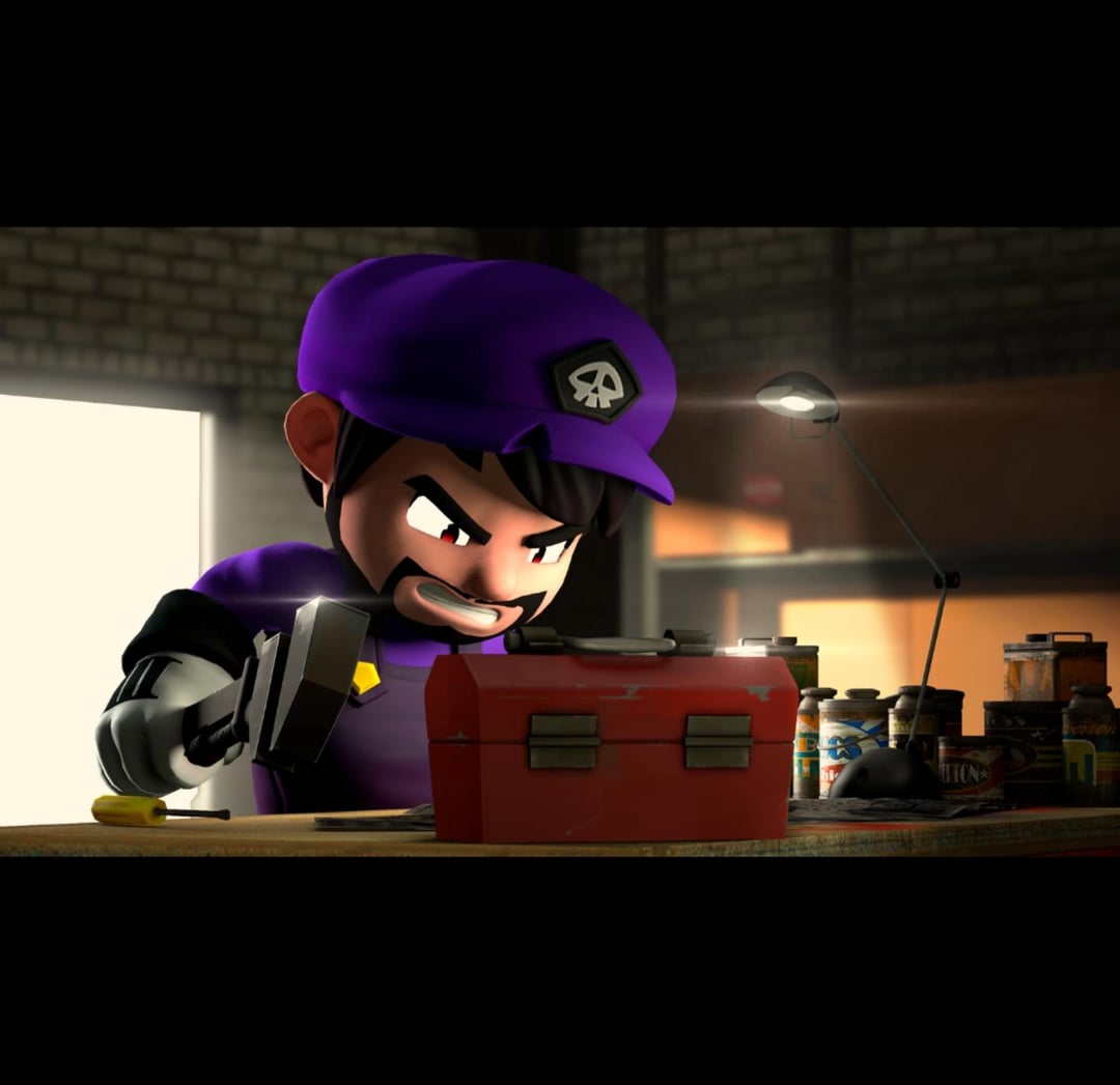 Cover art for The SMG4 Crew: Bloody SMG3, a smg 4 scenario on AI Dungeon