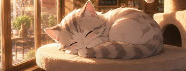 Cover art for The cat cafe on AI Dungeon