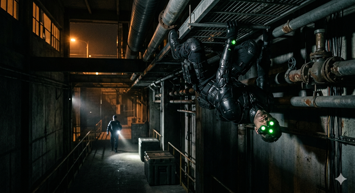 Cover art for Splinter Cell: Project Evolution, a covert adventure on AI Dungeon