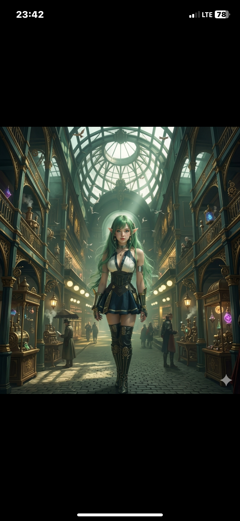 Cover art for }{ transmigrated into the MHA universe }{, a fantasy adventure scenario on AI Dungeon