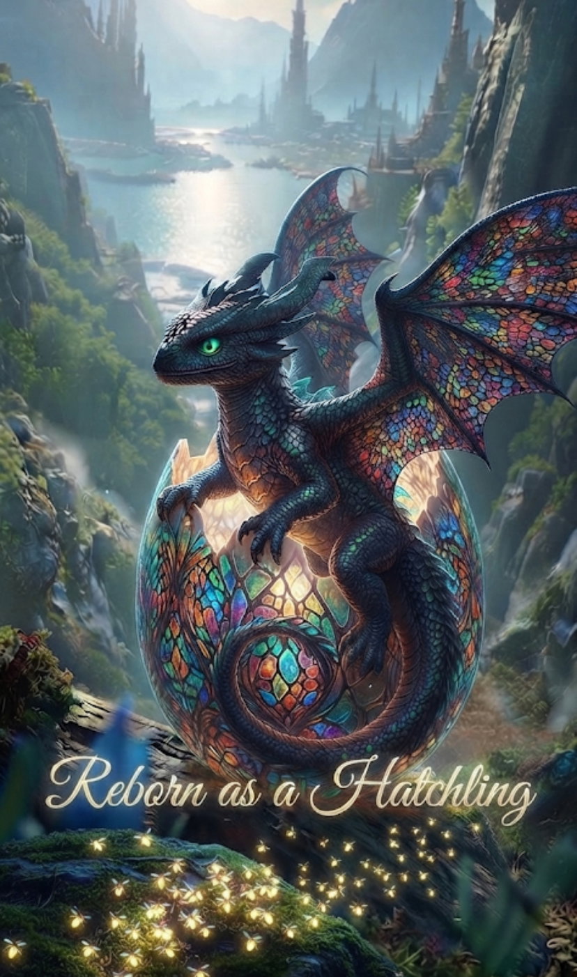 Cover art for }{Reborn As A Hatchling }{, a reborn scenario on AI Dungeon