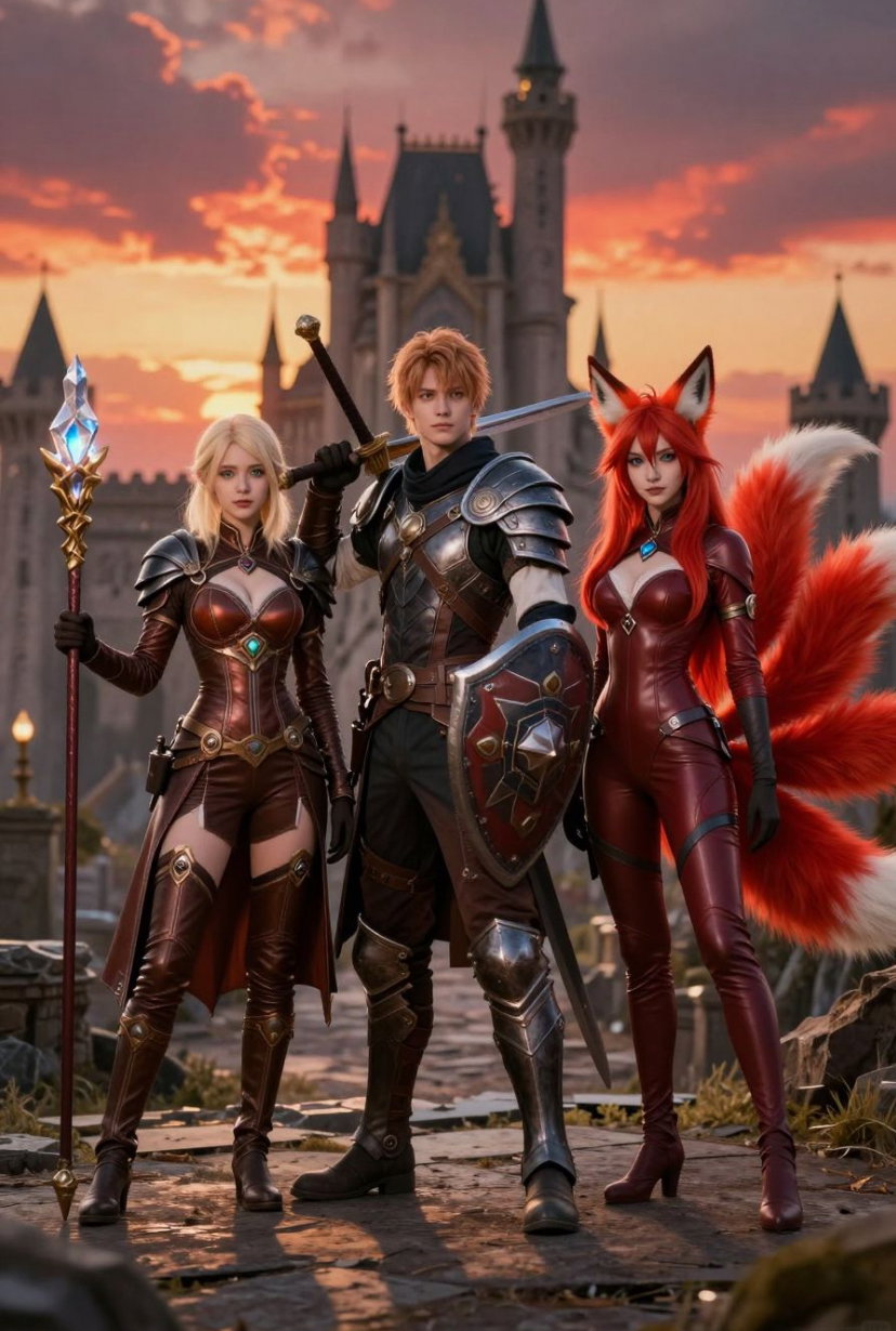 Cover art for }{The adventure }{ on AI Dungeon