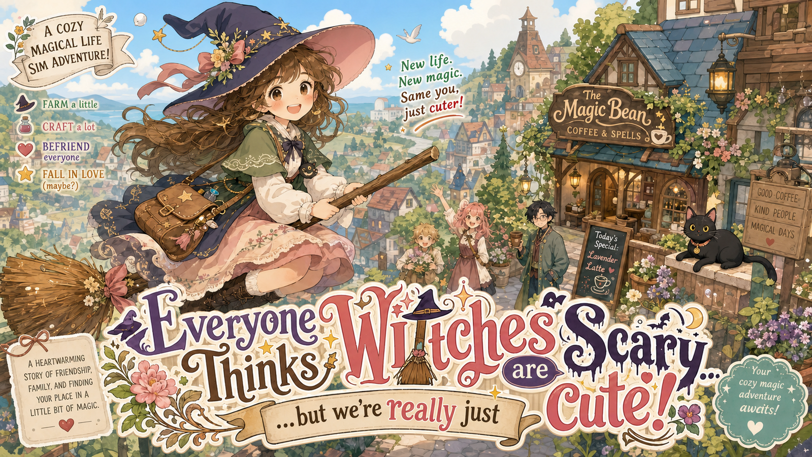 Cover art for Everyone Thinks Witches are Scary..., a slice of life world on Voyage