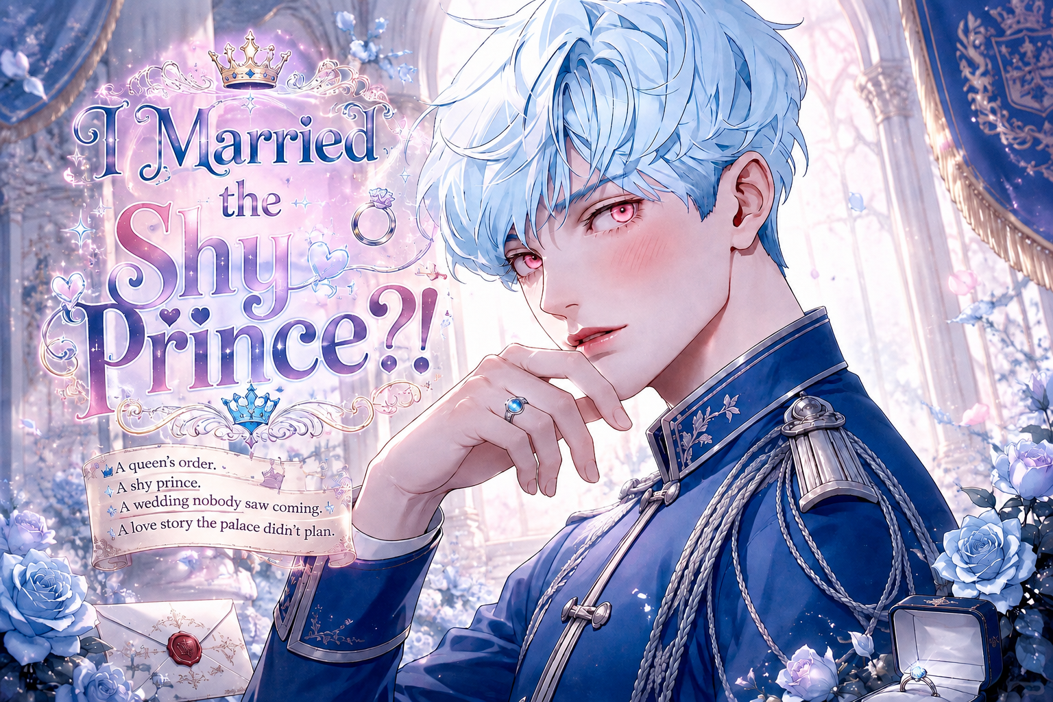 Cover art for 🩵👑 I Married the Shy Prince?! 👑🩵, a romance scenario on AI Dungeon