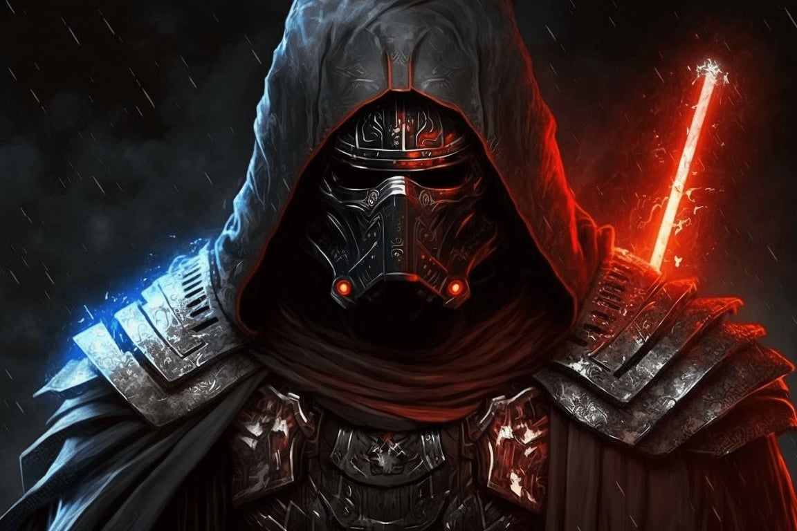 Cover art for Star Wars: The Forces Will, a star wars scenario on AI Dungeon