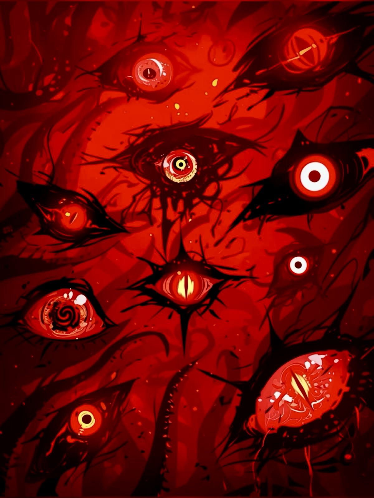 Cover art for The Abyss , a dystopian scenario on AI Dungeon