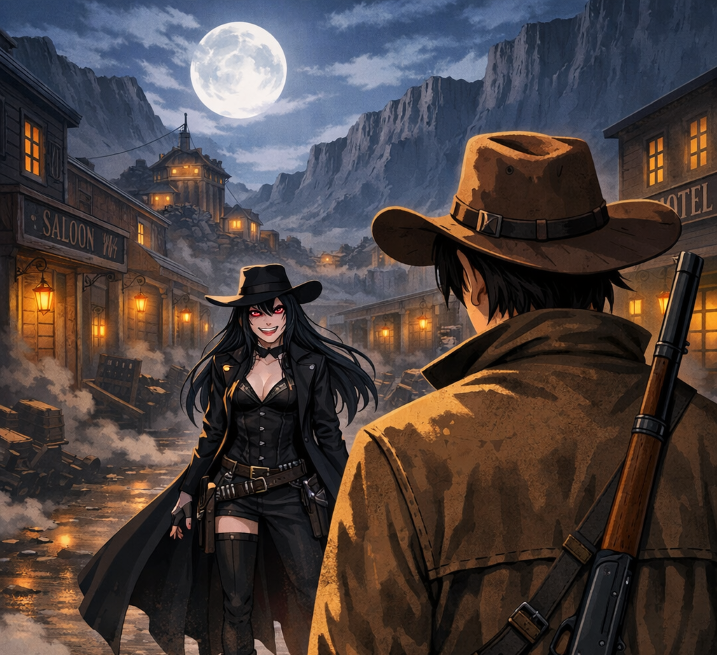 Cover art for The Vein That Runs Red (ðŸŽ), a vampires scenario on AI Dungeon