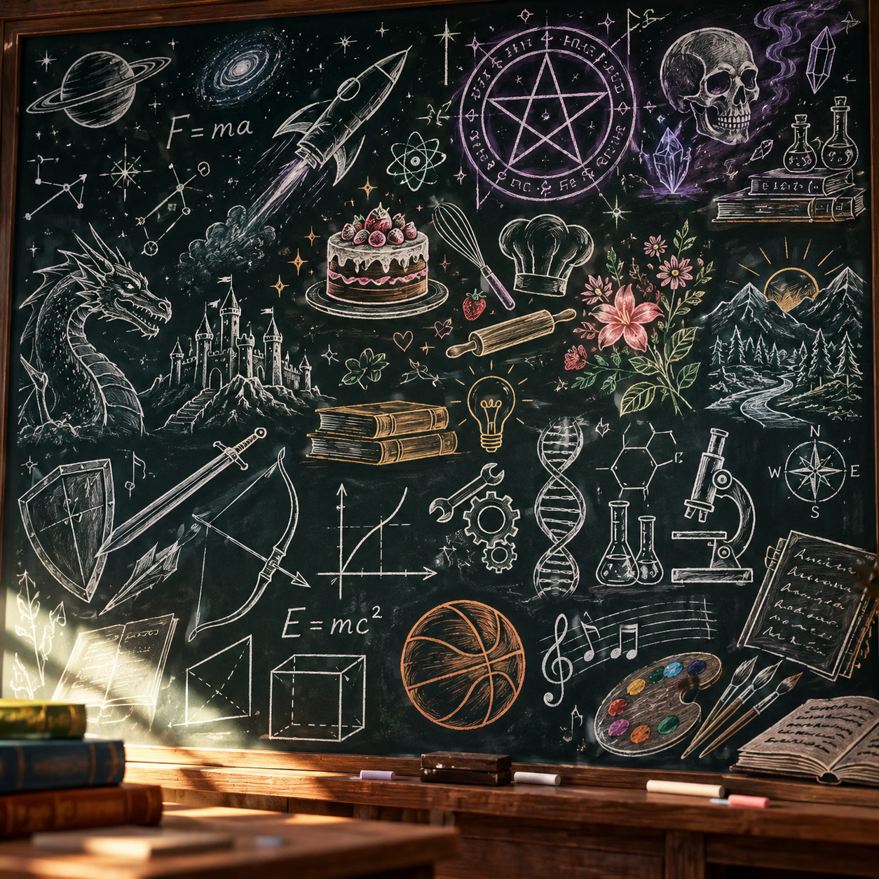 Cover art for Teach Me, a slice of life scenario on AI Dungeon