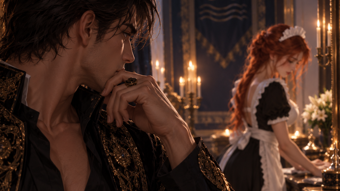 Cover art for The Heir He Failed to Kill, a romance scenario on AI Dungeon