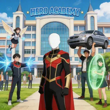 Cover art for Everyone has powers ? on AI Dungeon