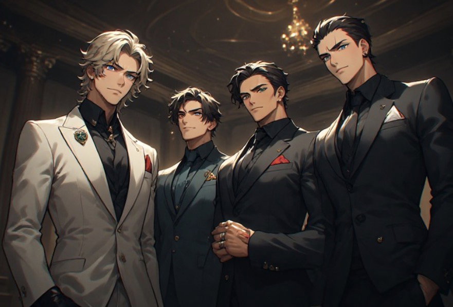 Cover art for Blood Between Houses, a mafia romance world on Voyage