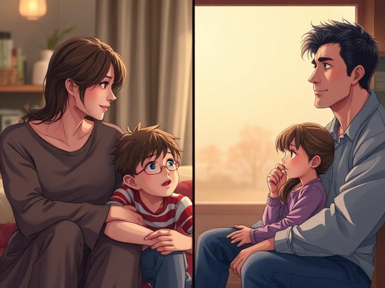 Cover art for Divorce Family, a family scenario on AI Dungeon