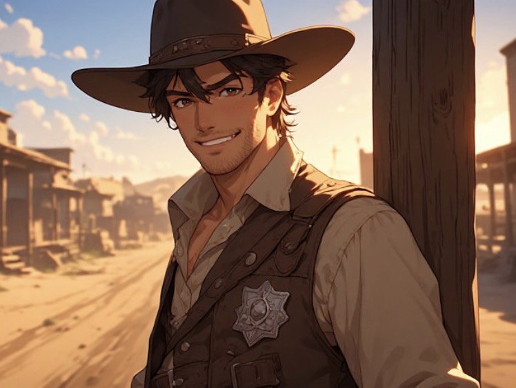 Cover art for Diamond in the Rough, a western scenario on AI Dungeon
