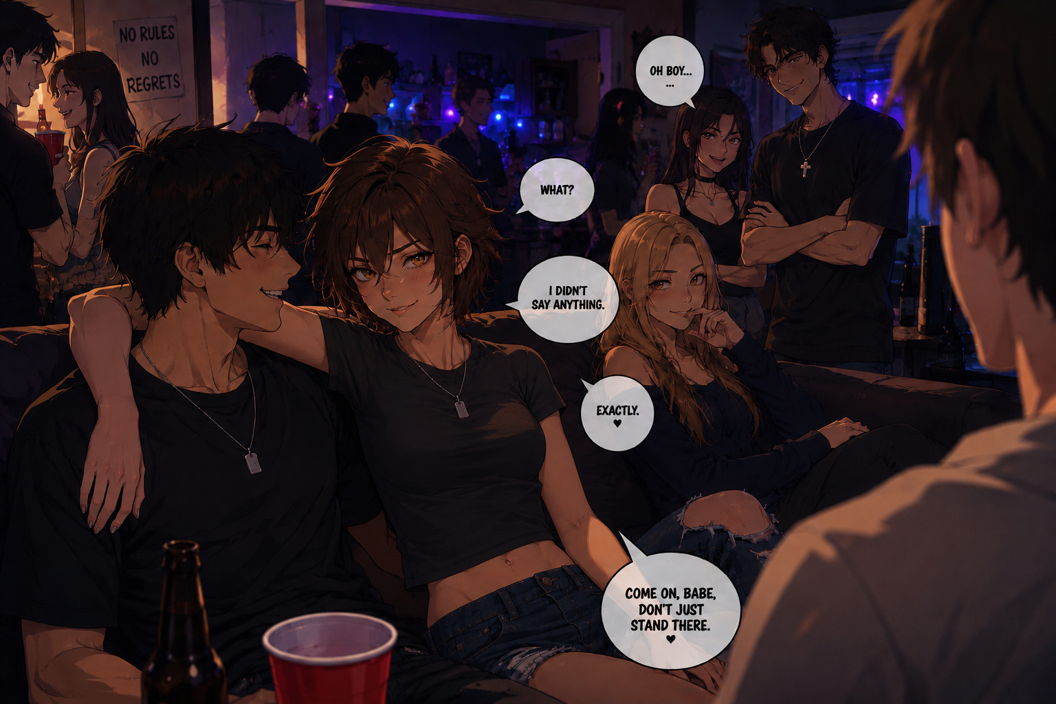 Cover art for Jealousy games, a psychological scenario on AI Dungeon
