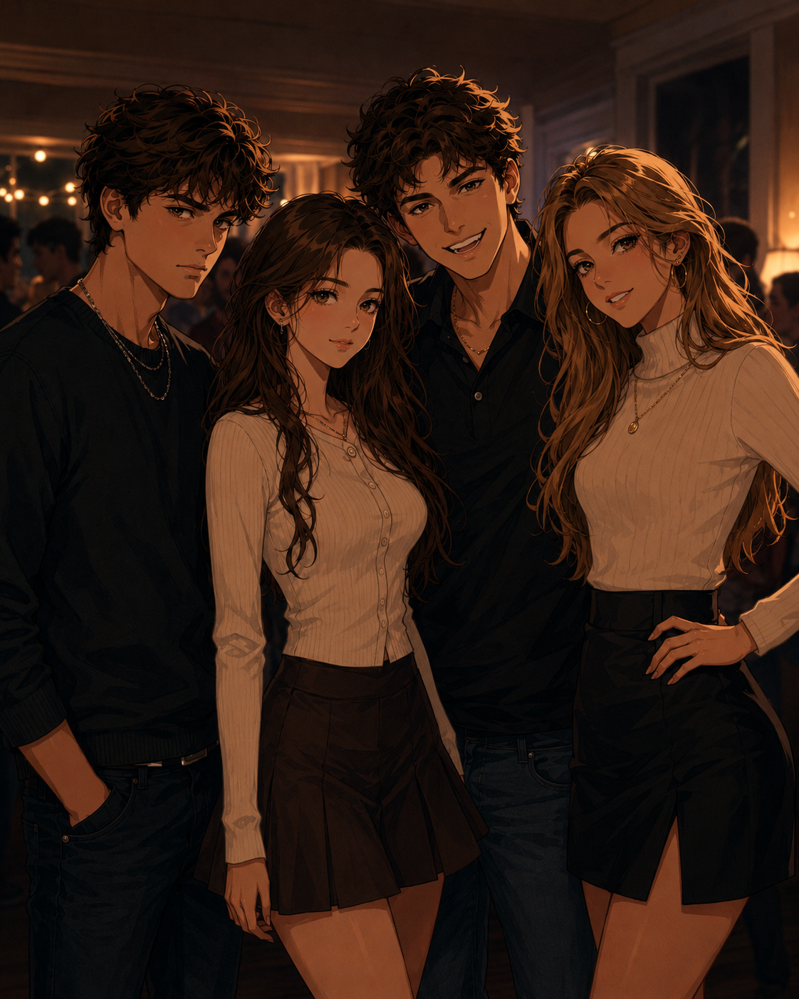 Cover art for One kiss, a romance scenario on AI Dungeon