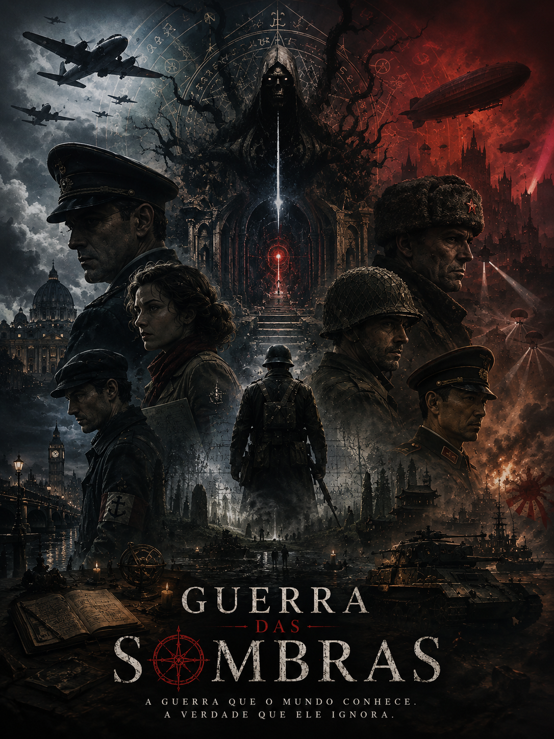 Cover art for Guerra das Sombras, a guerra scenario on AI Dungeon