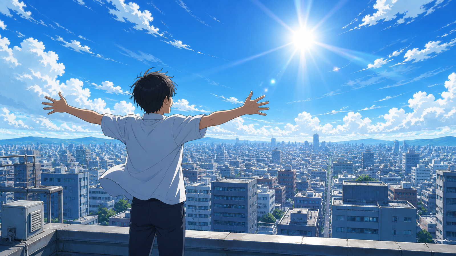 Cover art for Get ready, city... I'm back!, an anime scenario on AI Dungeon