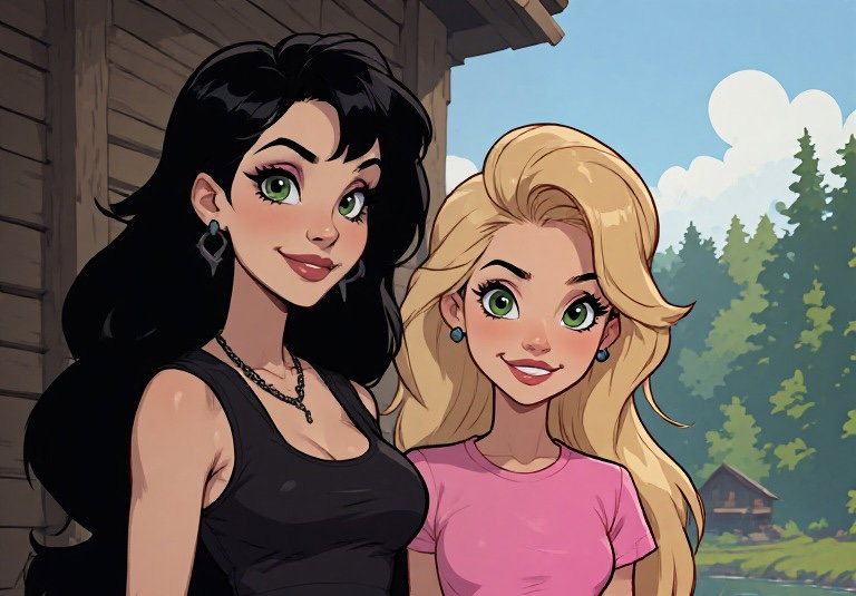 Cover art for Kat and Sam: Cabin at Lover's Lake on AI Dungeon