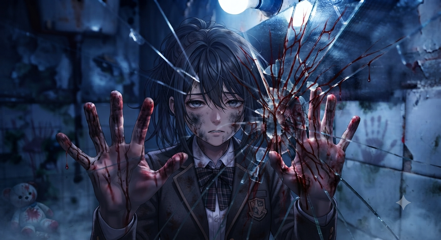 Cover art for Bloody Chronicles: Someone Must Disappear , a psychological horror scenario on AI Dungeon