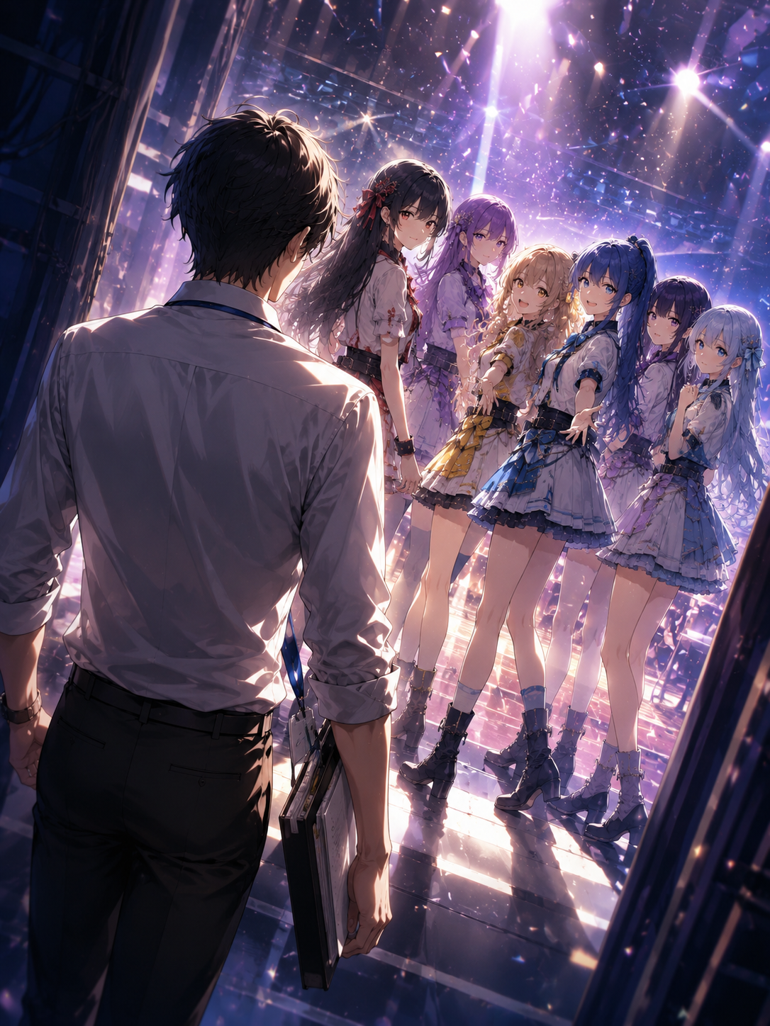 Cover art for Shine Again: Beyond The Spotlight, an idol scenario on AI Dungeon