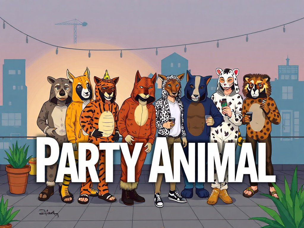 Cover art for Party Animal, a party scenario on AI Dungeon