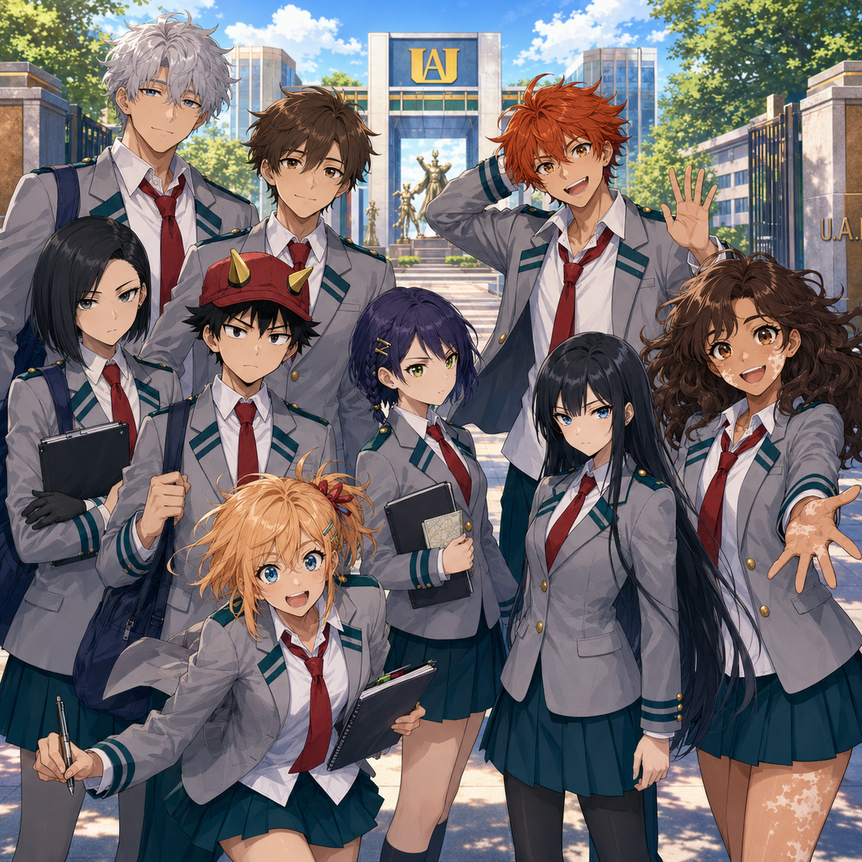 Cover art for MHA: You're Next V2, a my hero academia scenario on AI Dungeon
