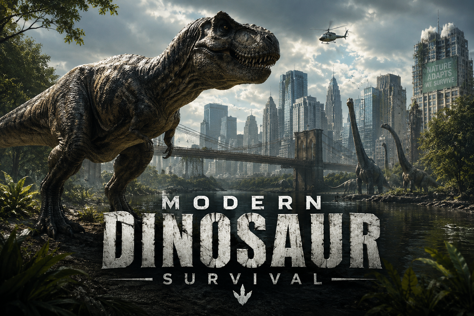 Cover art for Dinosaur Survival: Modern Earth on AI Dungeon