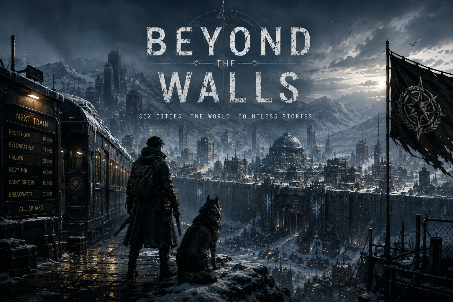 Cover art for Beyond the Walls, an apocalypse scenario on AI Dungeon