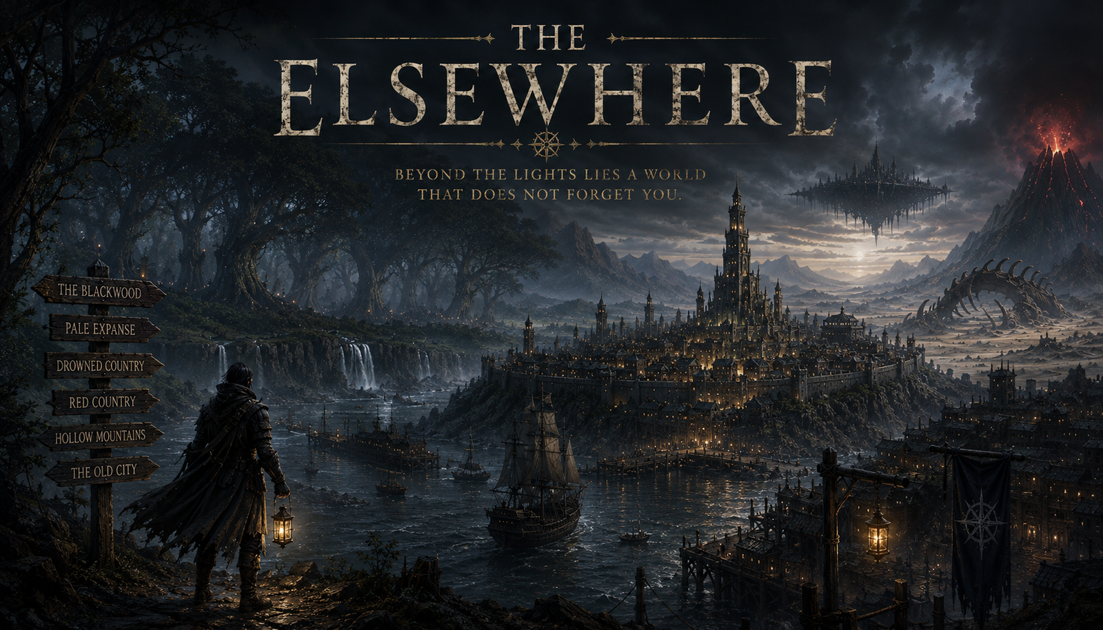 Cover art for The Elsewhere, a horror scenario on AI Dungeon