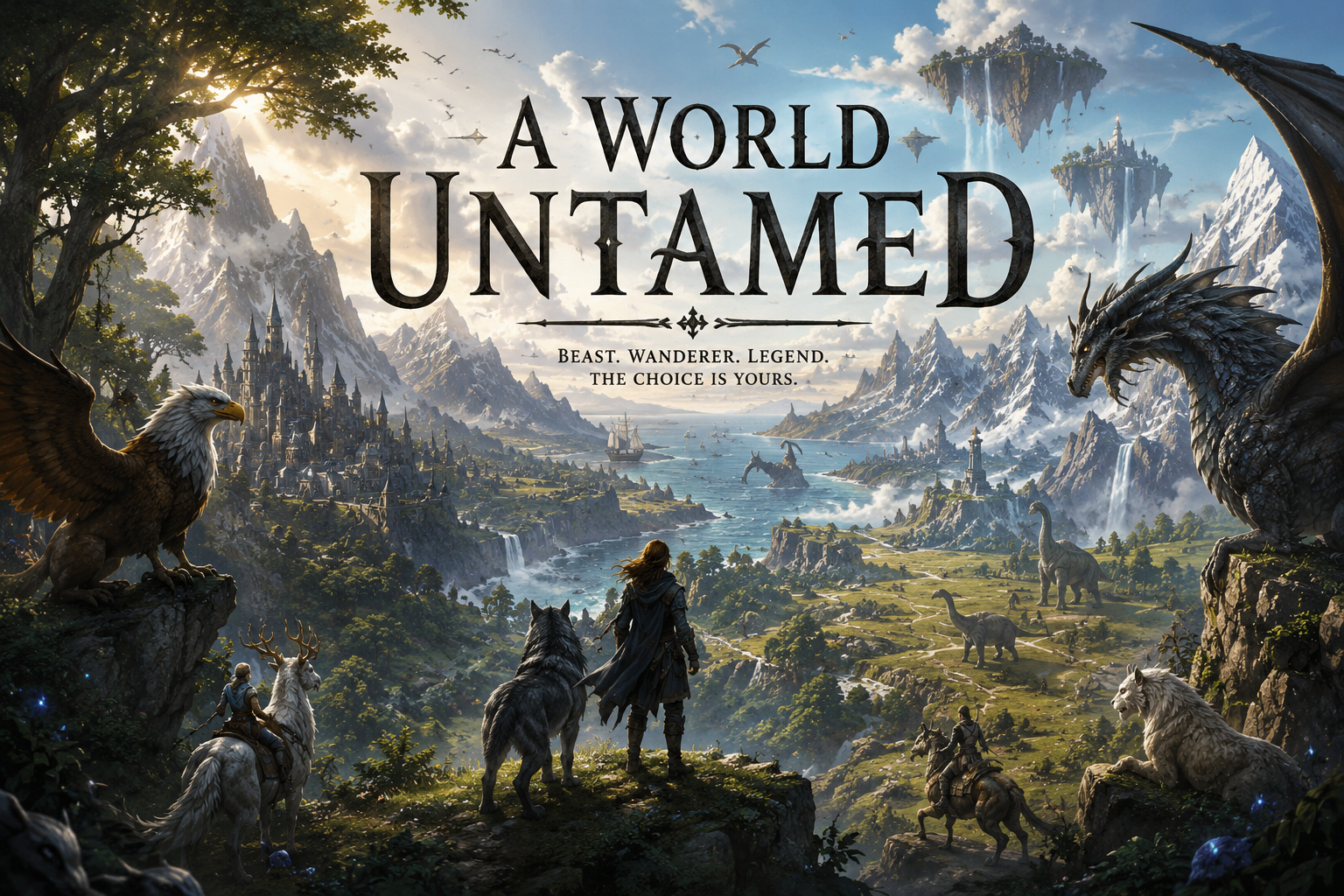Cover art for A World Untamed, a fantasy scenario on AI Dungeon