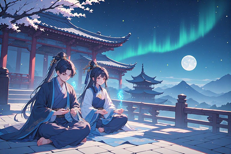 Cover art for Immortal Realms: Path Beyond Heaven, a cultivation scenario on AI Dungeon