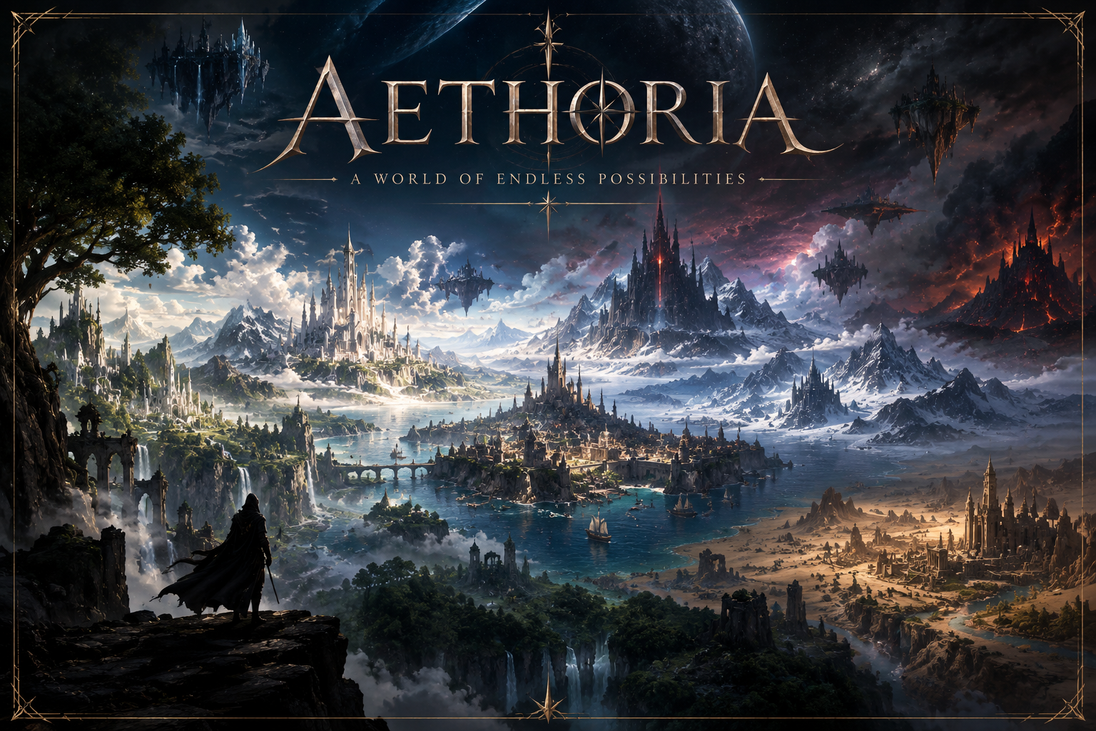 Cover art for Aethoria V.2 (Please read Story cards for world info), a fantasy scenario on AI Dungeon