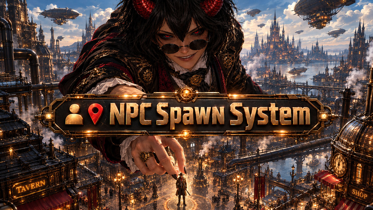 Cover art for 👤📍NPC Spawn System, a mod scenario on AI Dungeon