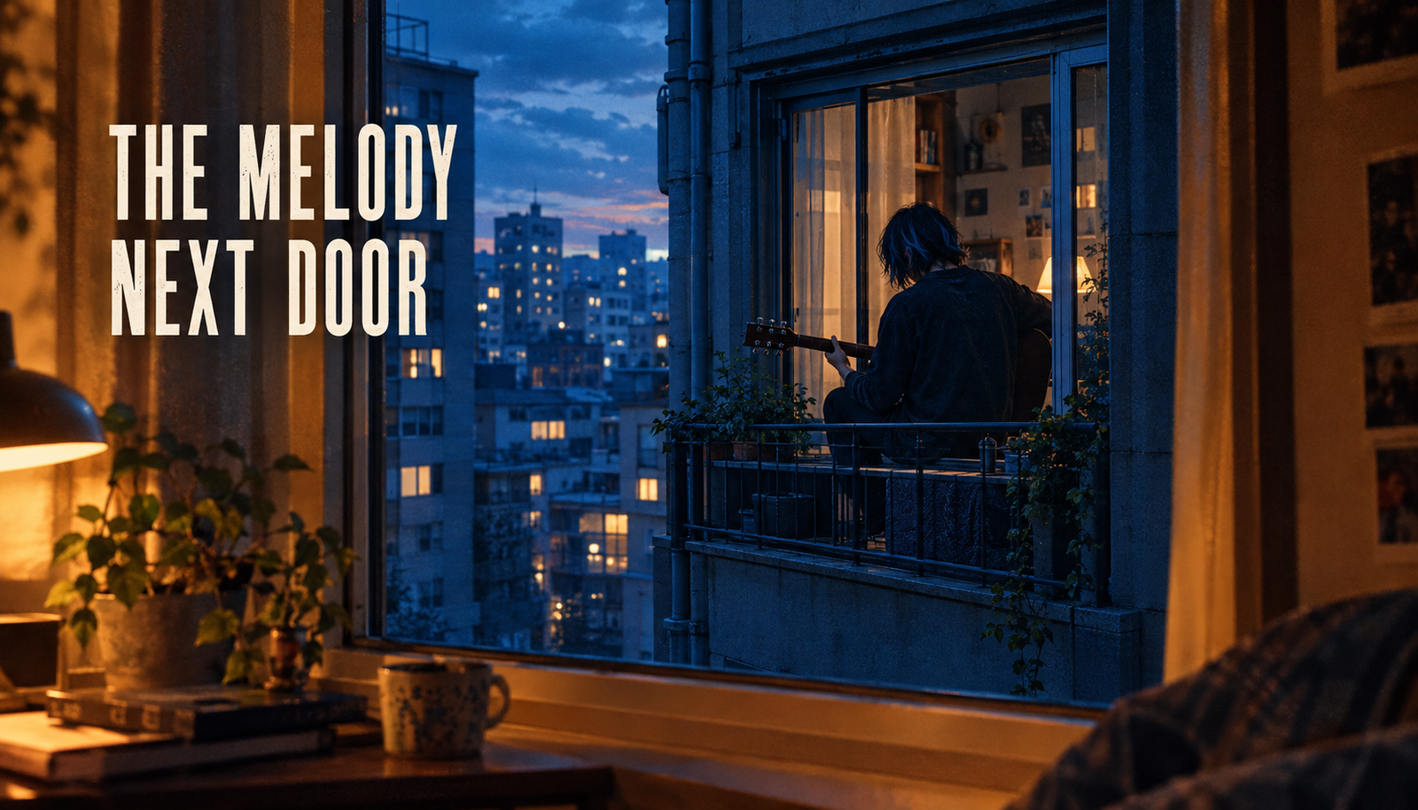 Cover art for 🎼The Melody Next Door 🎶, a sliceoflife scenario on AI Dungeon
