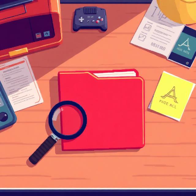 Cover art for The red file , a mystery scenario on AI Dungeon