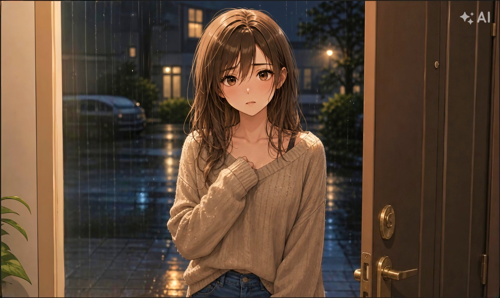 Cover art for The Cat From Next Doors, a romance scenario on AI Dungeon
