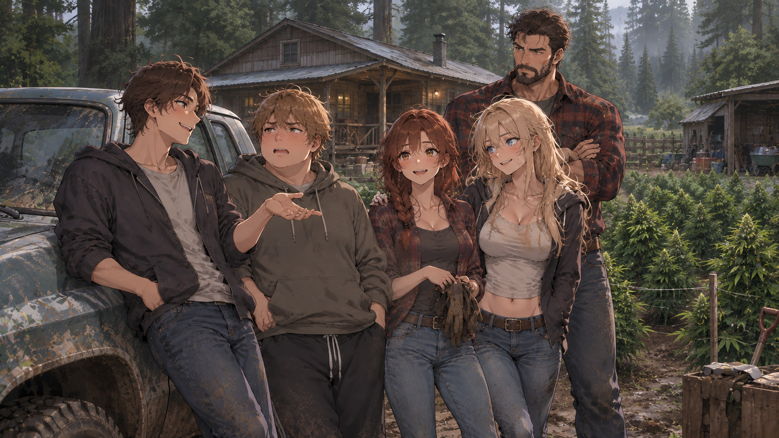 Cover art for Something In The Woods on AI Dungeon
