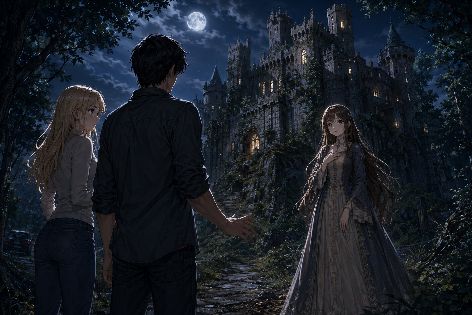 Cover art for Castle in the woods on AI Dungeon