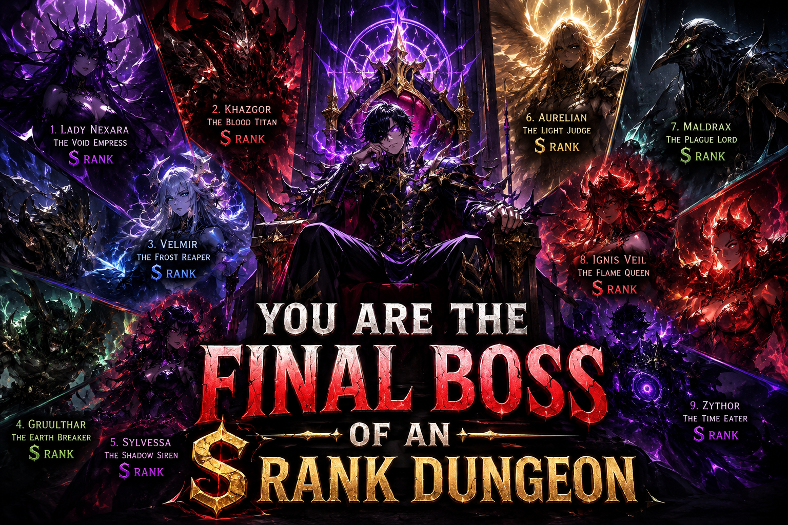 Cover art for You are the Final Boss of an S-Rank Dungeon, a dungeon scenario on AI Dungeon