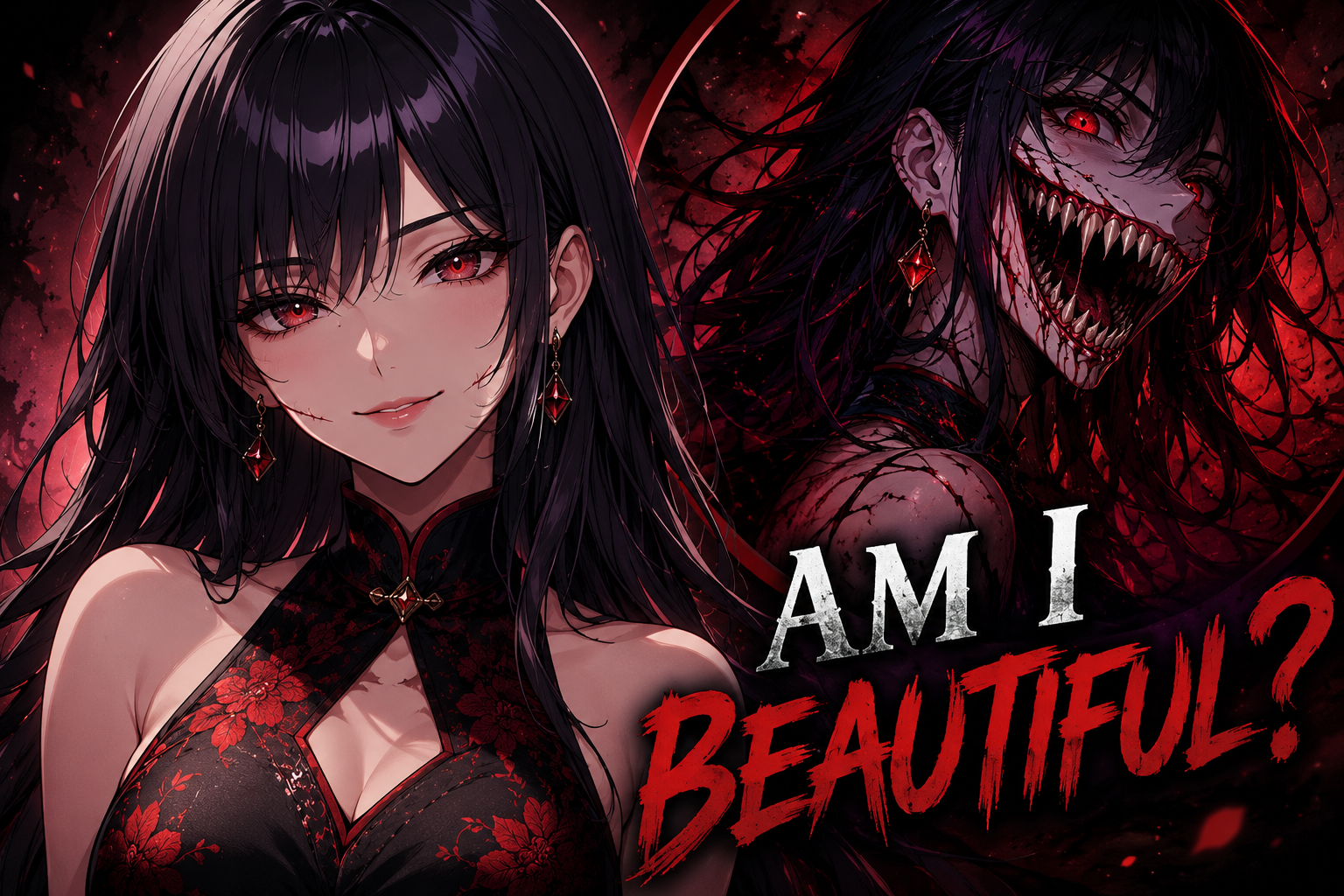 Cover art for AM I BEAUTIFUL?, a you know me scenario on AI Dungeon